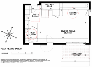 Lentilly (69210) - Le Jardin d'Auguste A3 T4 duplex