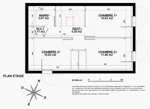 Lentilly (69210) - Le Jardin d'Auguste A3 T4 duplex